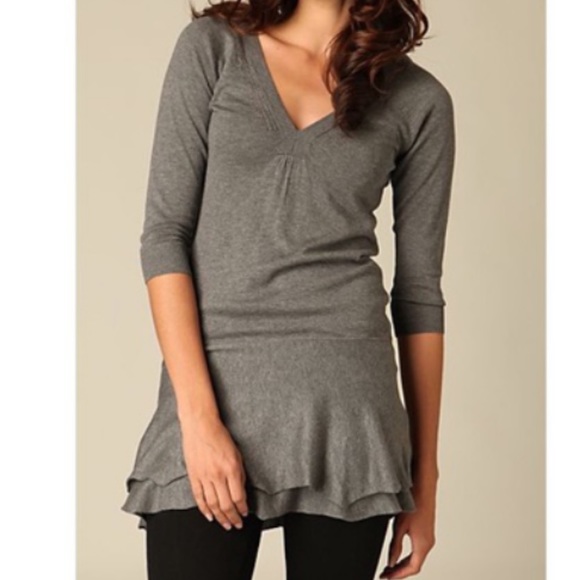 Free People Ruffle Me Up Sweater Dress, Size XS - Picture 3 of 15